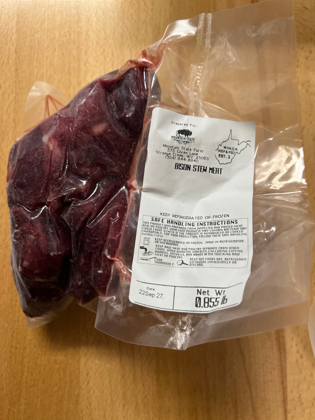 Bison - Stew Meat